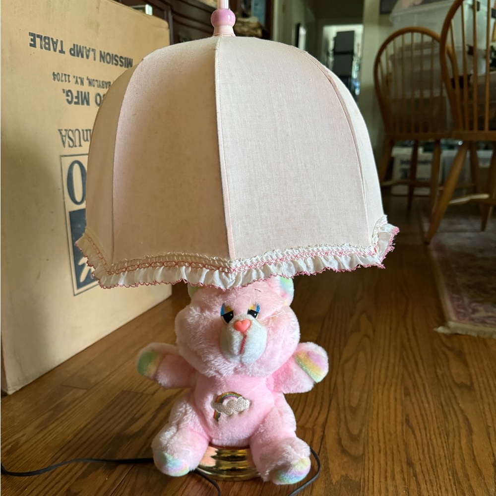 Vintage CareBears Umbrella Lamp